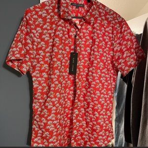 Button down t with tigers